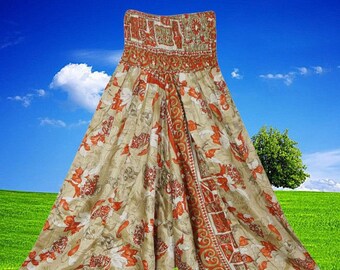 Boho Baggy Harem Pant, Harem Trouser Boho Hippie Aladdin Pant, Orange Smock Waist, Summer Harem Pants S/M/L