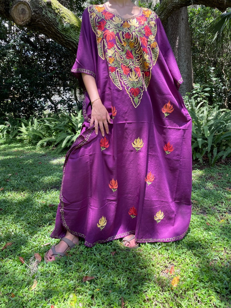 Blue Maxi Dress Kaftan Long Blue Dress Women Maxi Dress Etsy