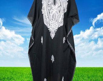 Black Kaftan Maxi Dress, Womens Evening Dress, Oversized dress, Pre wedding dress Oversized Loose Stylish Maxi Kaftan Dresses, L-2X