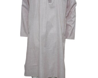 Men's Kurta Pajama Set Solid Indian Style Wedding Wear Traditional style XL