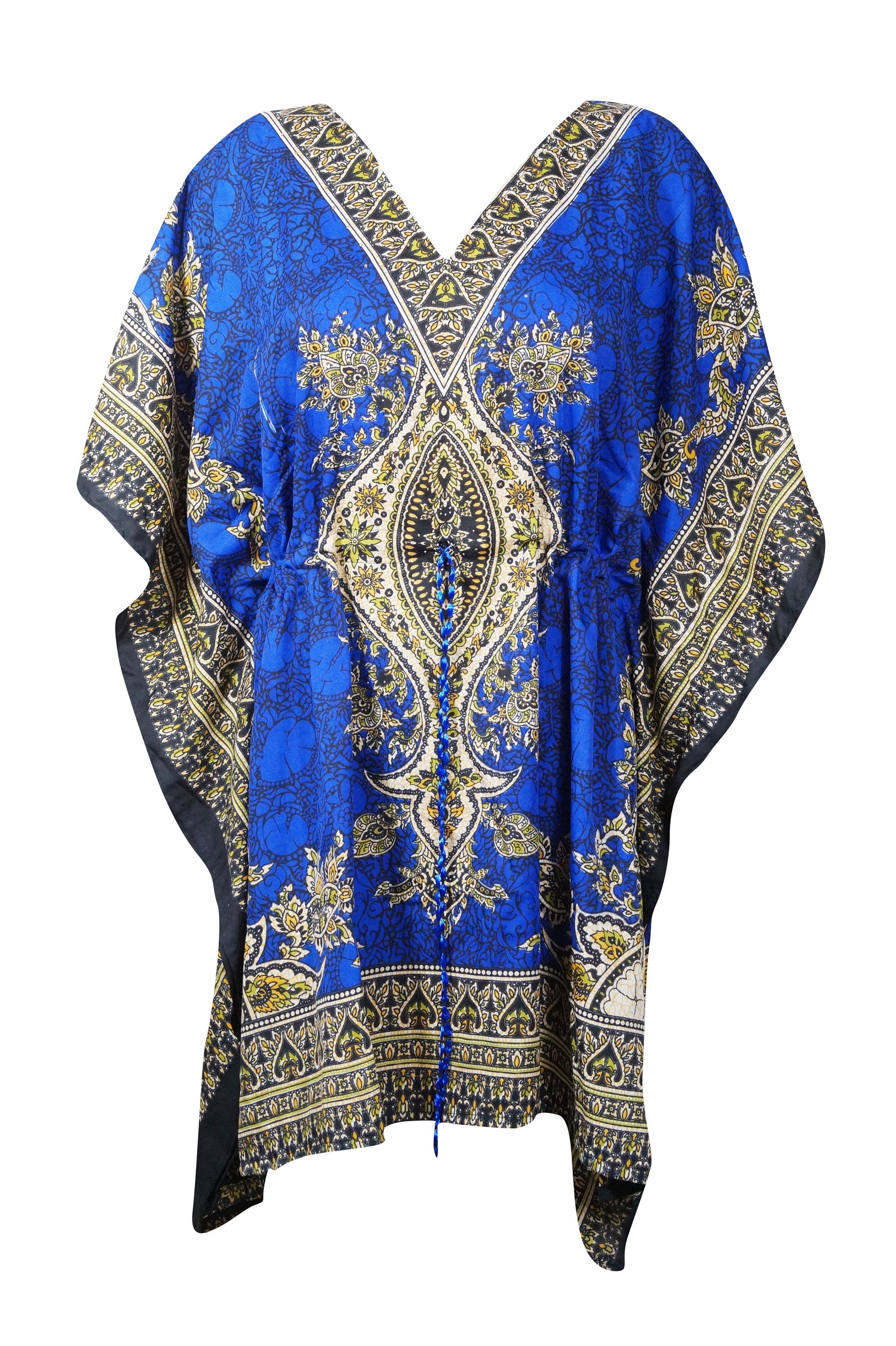 Womens Caftan Dress Boho Kaftan Dresses Blue Dashiki | Etsy