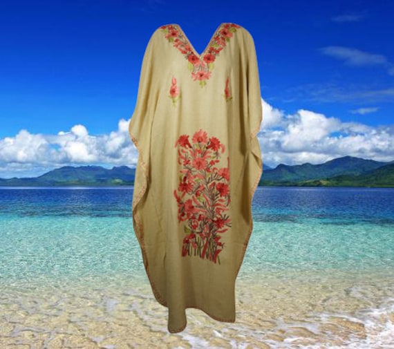 Women Hippy Boho Kaftan Tunic Dress Tie Dye Caftan PlusSize Baggy