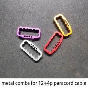 dreambigbyray mod op maat gemaakte metalen kammen voor 12+4p 12vhpwer 18AWG paracord kabel