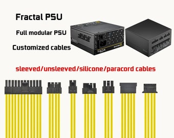 dreambigbyray mod custom Fractal design psu ION ION+ cables full modular replacement cables