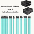 dreambigbyraymod custmoized full replacement cables for corsair SF750 SF850 SF1000 2024 SF1000L SF850L RM1200X shift type 5 cables