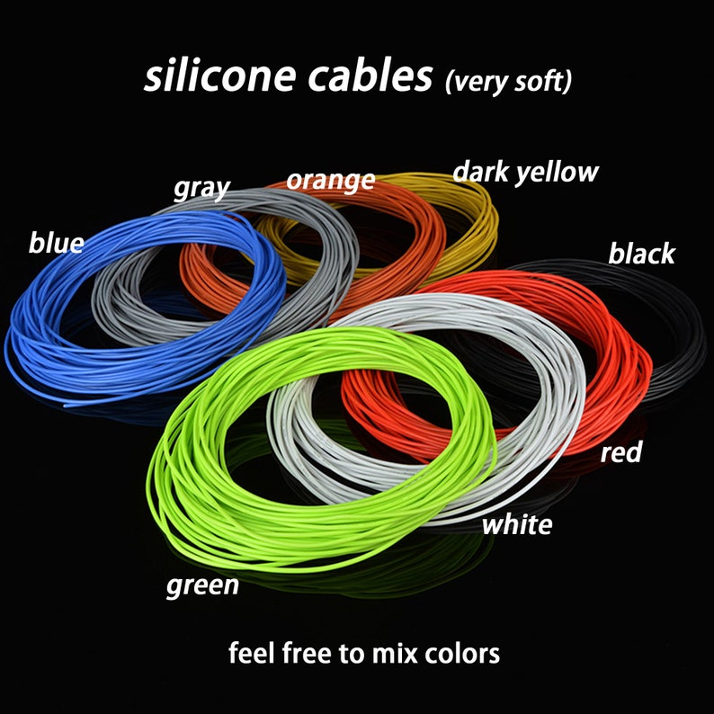 customized unsleeved sleeved silicone dual 8pin to 12pin image 8