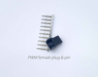 DIY PWM fan cable 4pin plugs female male plugs pins