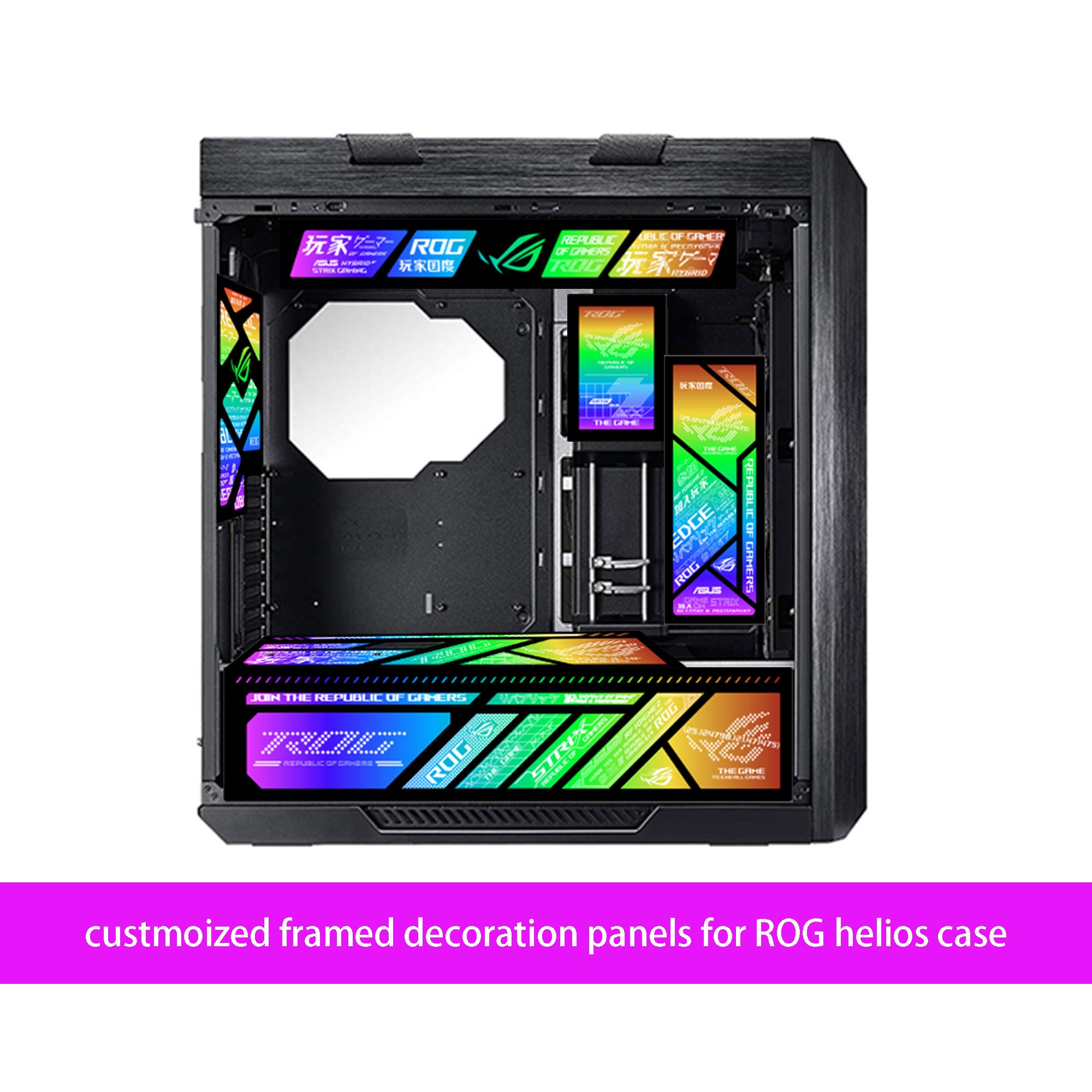 ASUS ROG Strix Helios 吹雪カスタム ARGBパネル付属 ROG Strix Helios | Cases | ROG Global