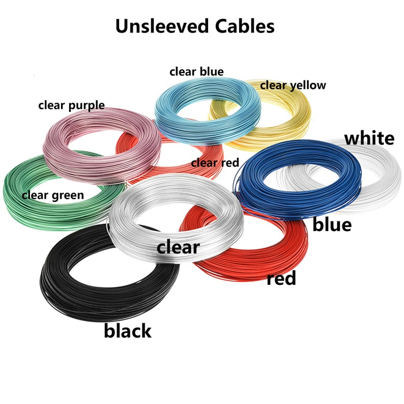 customized unsleeved sleeved silicone dual 8pin to 12pin image 7