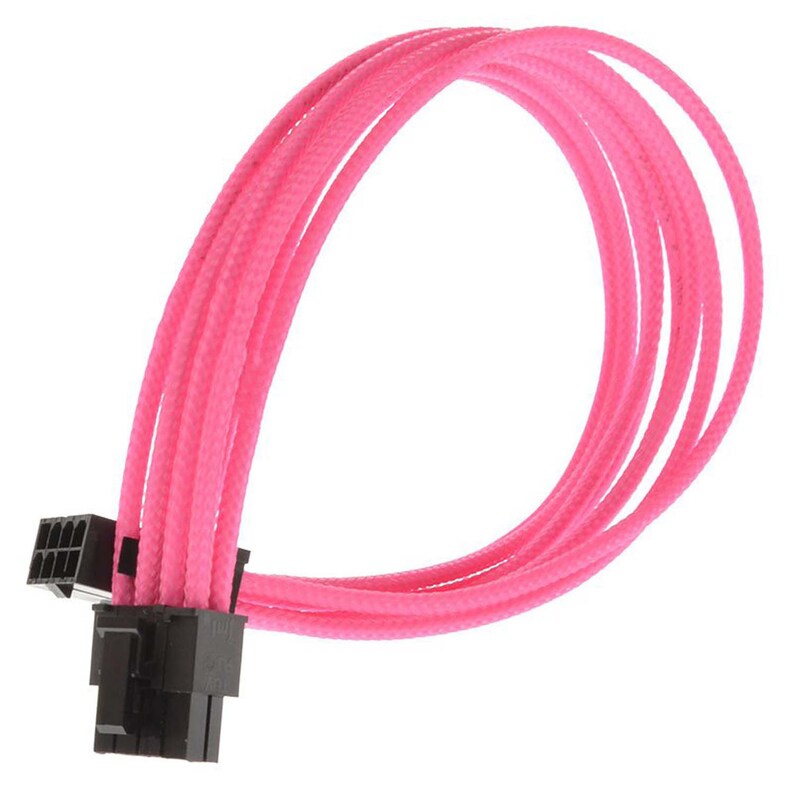 30cm pc psu sleeved extension cable pink color cpu gpu cable Etsy
