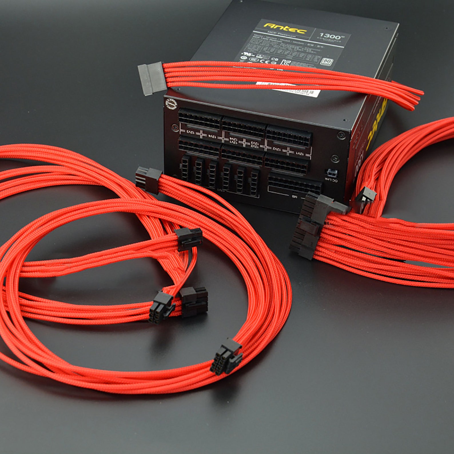 Customized Antec full modular psu cables sleevd silver plated Etsy