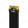 dreambigbyraymod customzied straight 12v2x6 cable 600W new 12hvhpwr cable for 40 50 series GPU