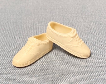 Vintage 1960s Barbie & Francie Doll White Sneakers Tennis Shoes JAPAN for Outfits Listed Mattel