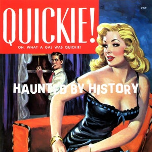 Pulp Paperback Art Poster - "Quickie" - Pulp Art jaren 1950 - Femme Fatale - Call Girl - Paperback romanomslag