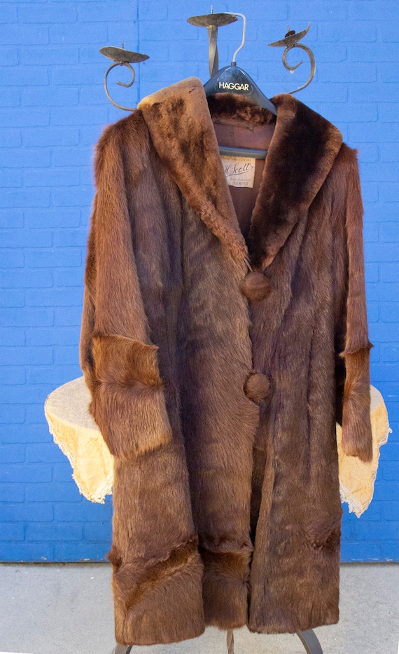 Vintage 1930s Fur Coat From Dundee 