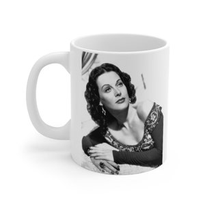 Hedy Lamarr Ceramic Mug 11oz - Movie Mug - Coffee - Tea