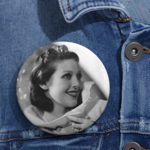 Loretta Young Pin Buttons