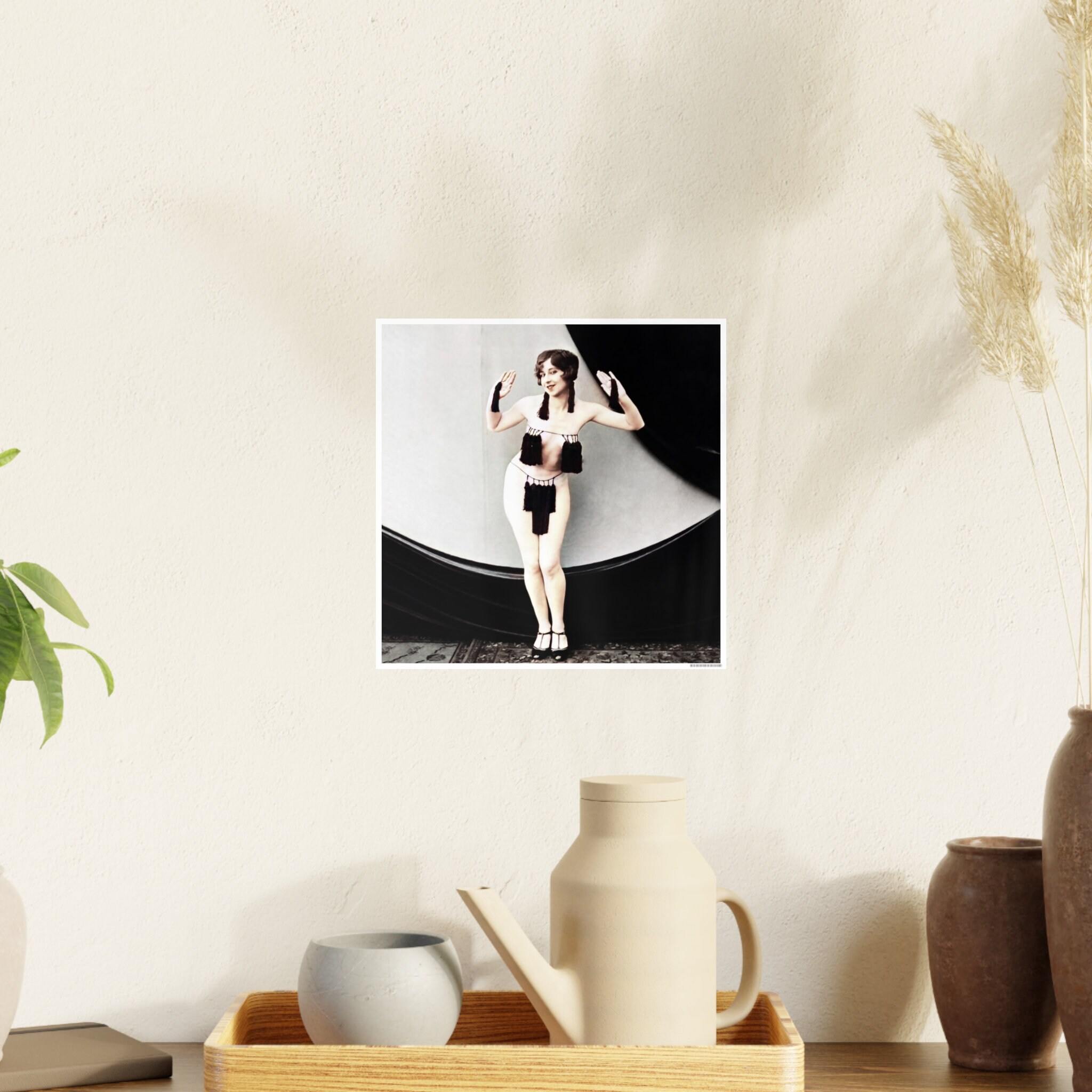 Colorized Burlesque Dancer Photo Art Paper Posters Pretty and Peppy ...