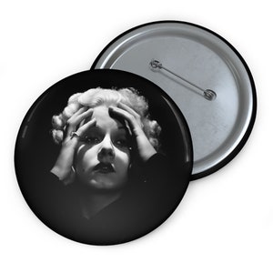 Jean Harlow Custom Pin Button
