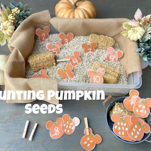 Pumpkin Counting Cards DIGITAL DOWNLOAD
