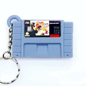 Snes Chrono Trigger 3D Printed Cartridge Keychain Super Nintendo FREE TRACKING!!
