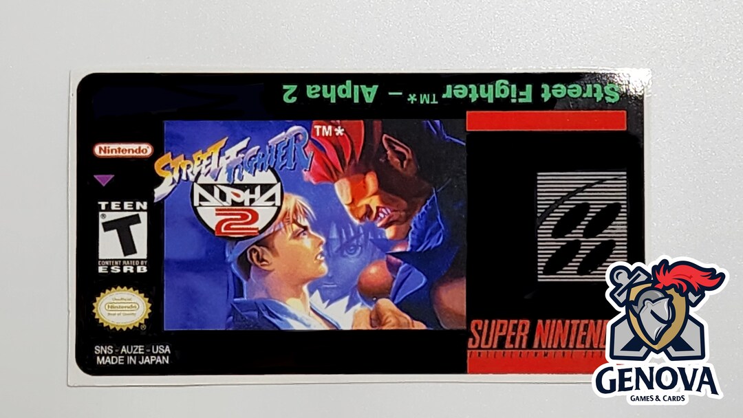 Game Alpha Snes Street Fighter Alpha On