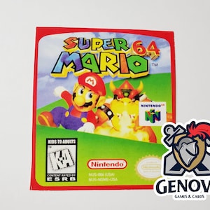 【メルカリ便】 Super Mario 64 ステッカー 未開封 Super Mario 64 Stickers - Etsy