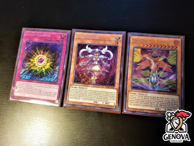 Yu-Gi-Oh EVERY TIMELORD CARD EVEN TIME MAIDEN BLRR /& BLLR MINT! Timelord Deck
