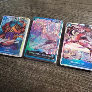 One Piece Blue Doflamingo Deck Sieben Kriegsherren der Meere, Jinbe, Boa, Gecko M
