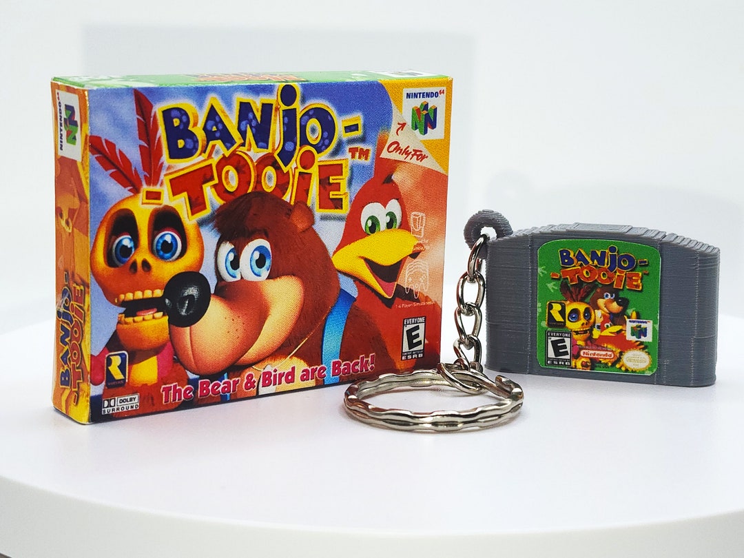 N64 Banjo-tooie 3D Printed Cartridge Keychain Nintendo 64 - Etsy Finland