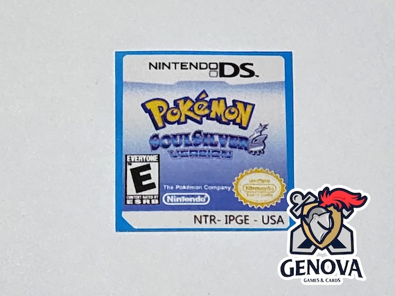 pokemon soulsilver game card Pokemon SoulSilver Version