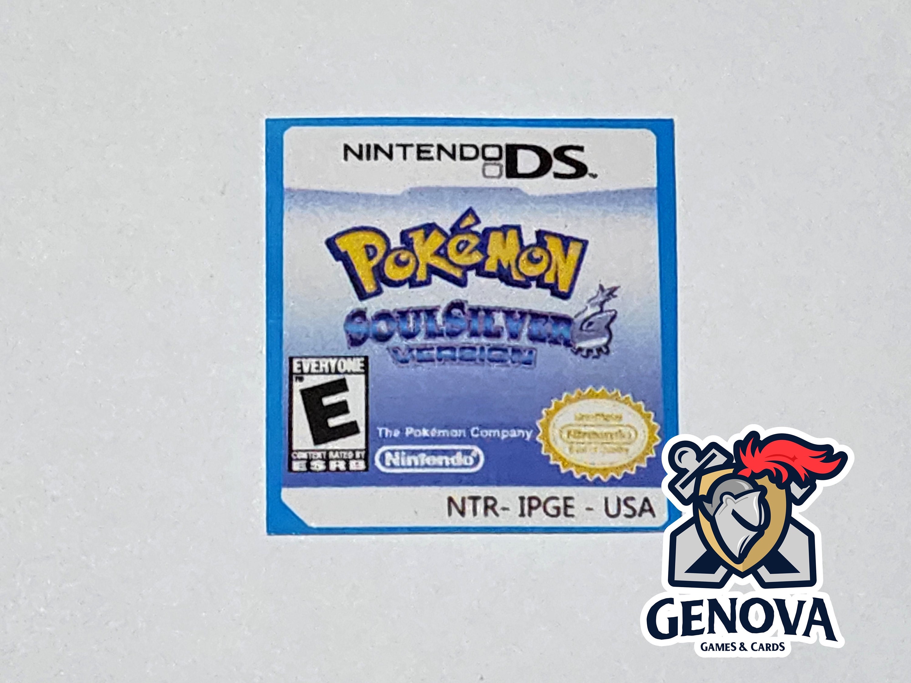 Pokemon Soulsilver Version Nintendo DS Replacement Game Label Sticker Precut - Etsy Pokemon Soulsilver Version Nintendo DS Replacement Game Label Sticker Precut - Etsy