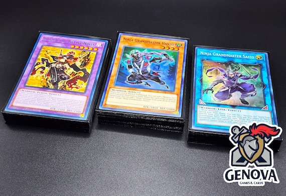Yugioh Ninja Deck , Grand Master Hanzo, Mitsu, Meizen, Ready to