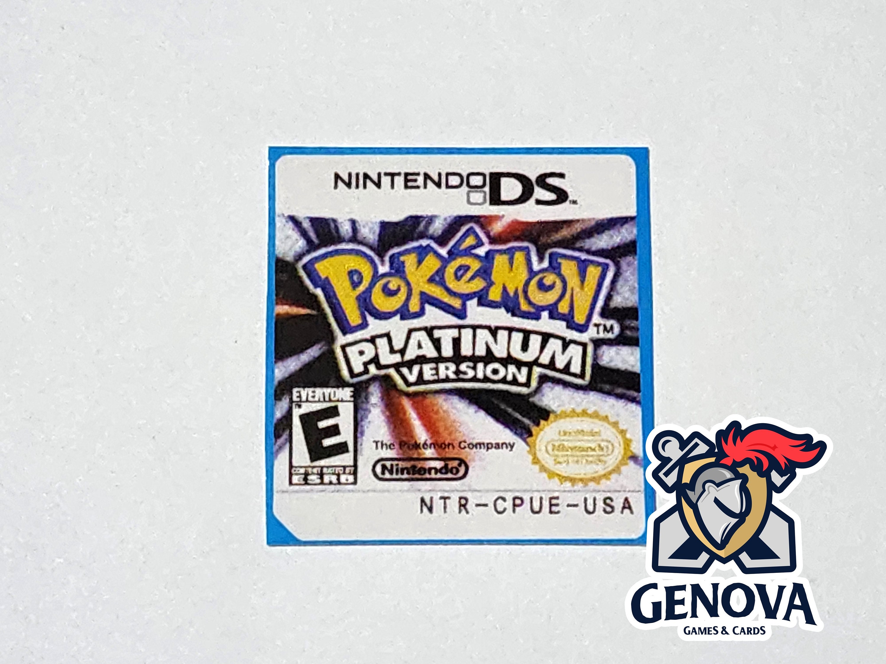 Pokemon Platinum Version Nintendo DS Replacement Game Label Sticker Precut - Etsy Pokemon Platinum Version Nintendo DS Replacement Game Label Sticker Precut - Etsy