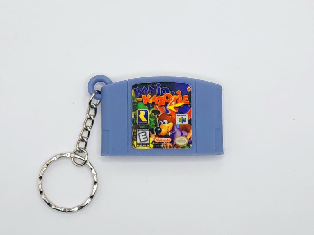 Banjo Kazooie N64 3D Printed Cartridge Keychain - Etsy