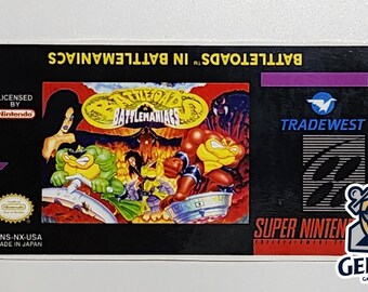 Battletoads in Battlemaniacs【中古・SNES北米版】 Battletoads in Battlemaniacs Super Nintendo SNES Complete
