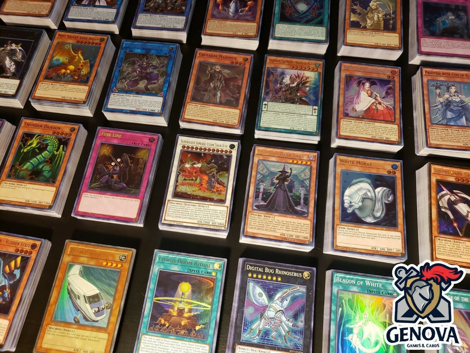 Yu-Gi-Oh! Cards 50 Card Lot - Commons, Rares, Holos Assorted Collection