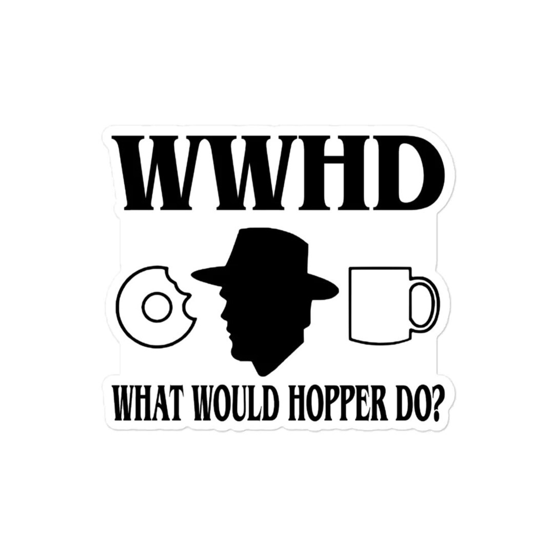 Buy Hopper Stranger Sticker Jopper WWHD Movie Eleven Vecnas Online in India  - Etsy