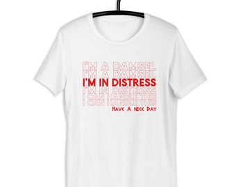 Meg Damsel In Distress Have A Nice Day T-Shirt, disneyland, Disney World, Hercules, disney princess, hercules, megara, hipster, cosplay, tee