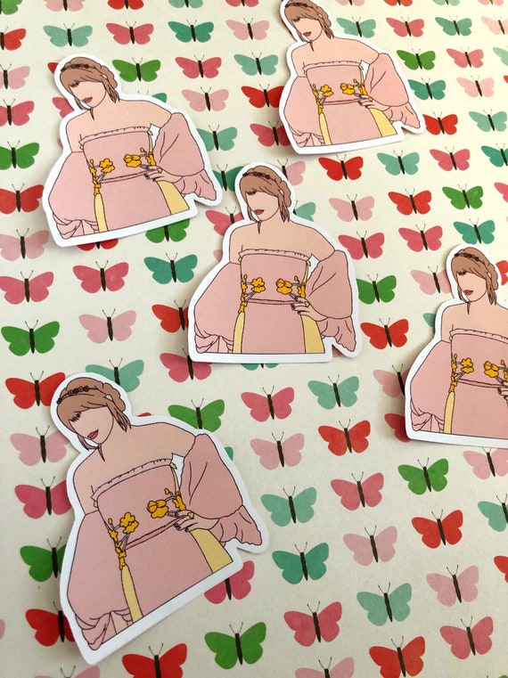 Flower Goddess Taylor Swift Stickers Stickers Vinyl Stickers