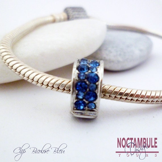 1 2 Pandora Style Clip Strass Blue Bicolorcompatible Pandora Etsy 1 2 Pandora Style Clip Strass Blue Bicolorcompatible Pandora Etsy