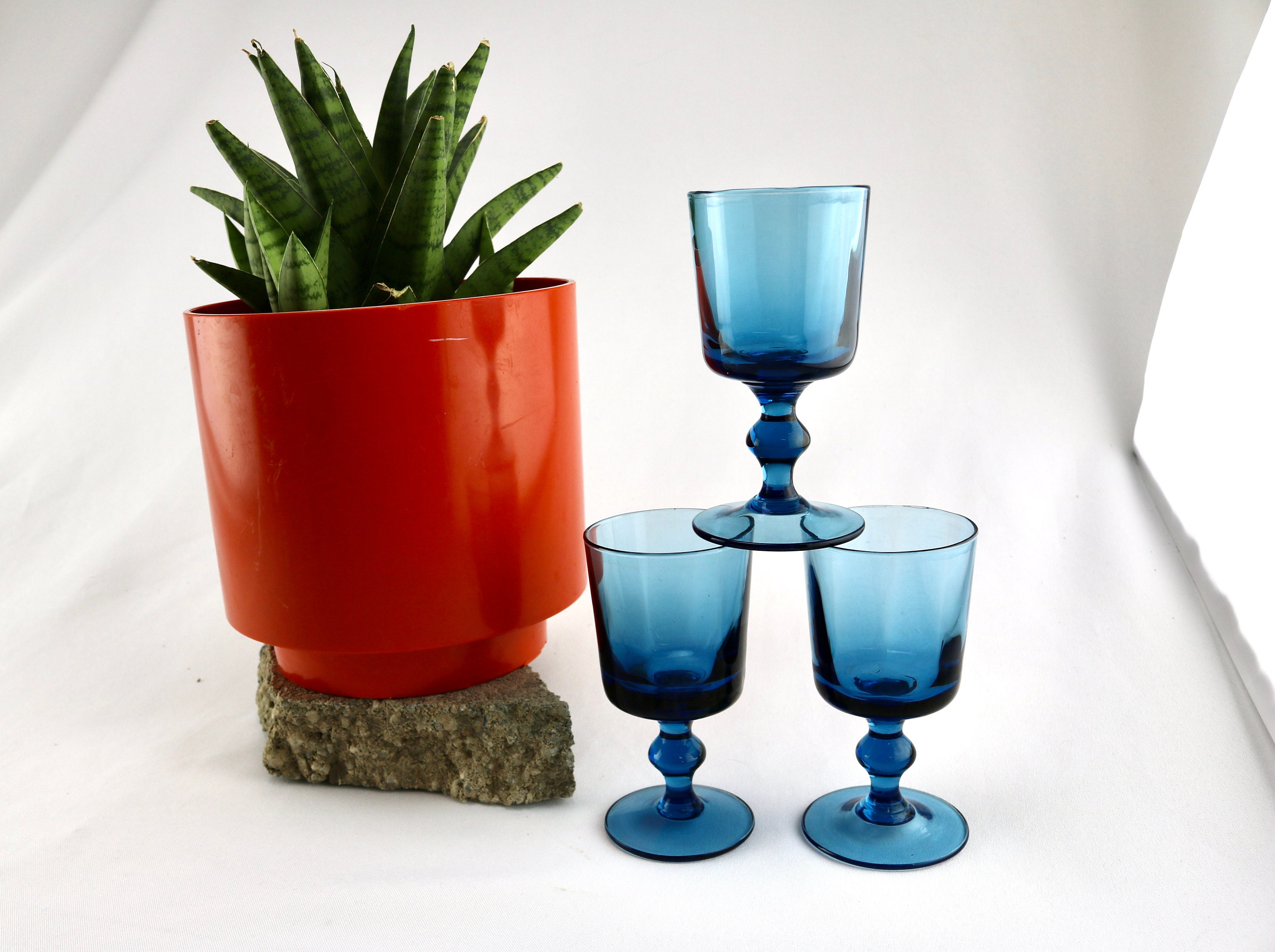 A Bimini Werkstatte Art Deco decanter and stopper and six matching