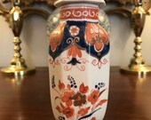 Small Imari Style Ginger Jar Vase Vintage