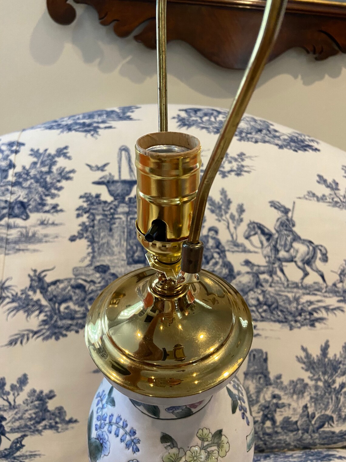 Vintage Chinoiserie Lamp Etsy