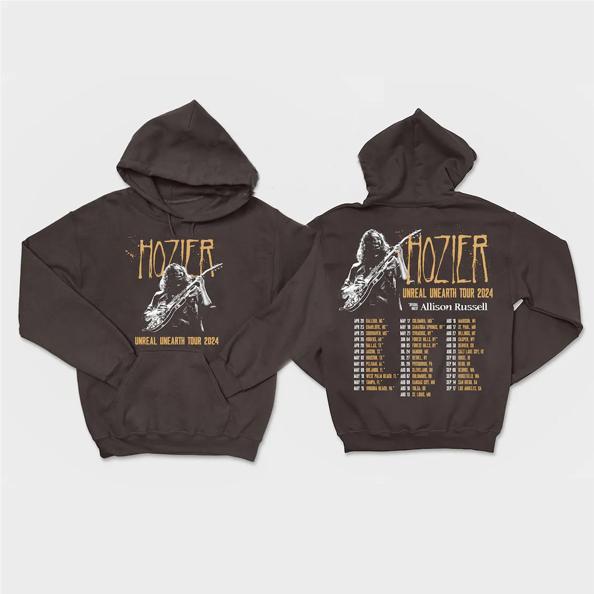 2025 Hozier Tour Unisex Shirt, Hozier Unreal Unearth Tour 2025 Shirt