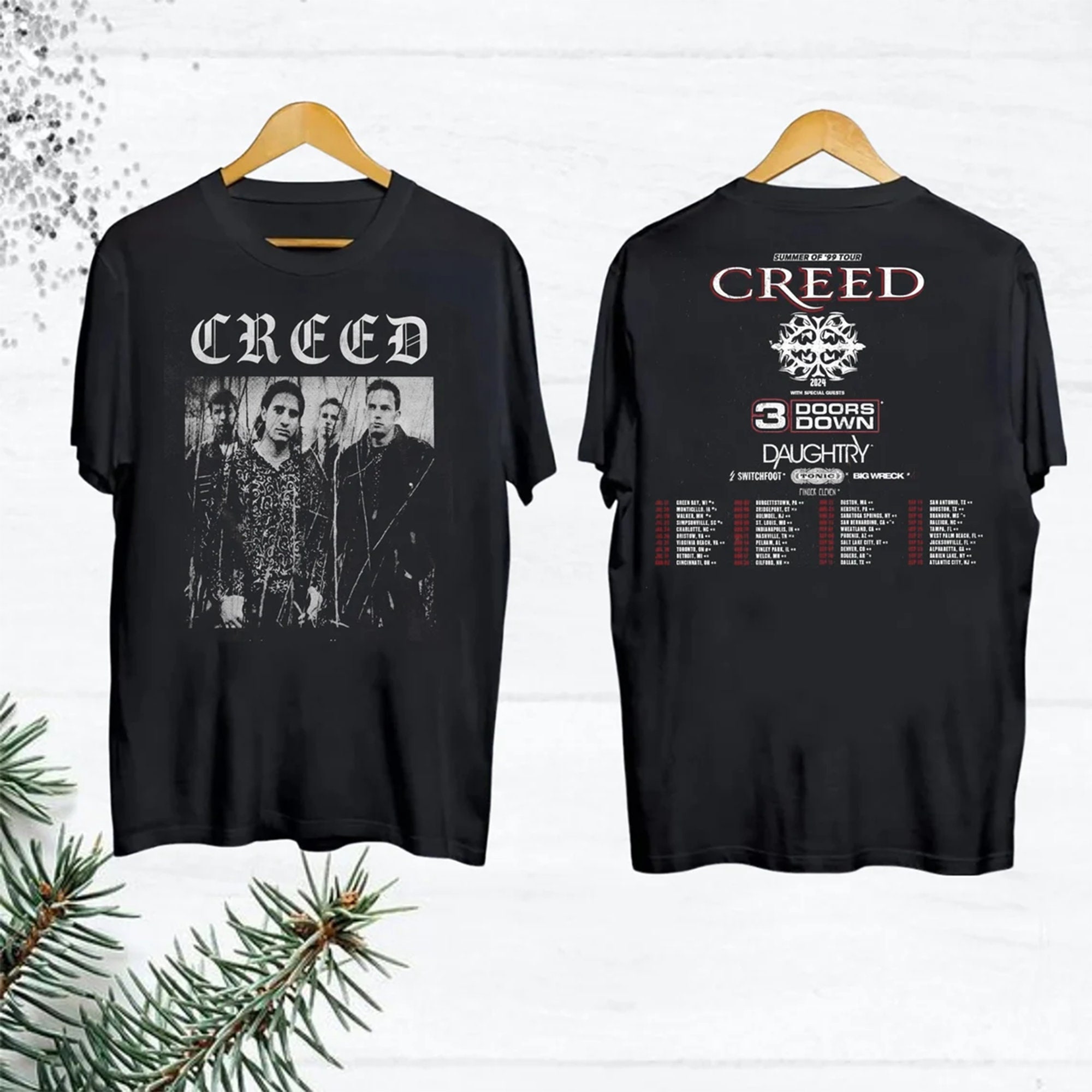 Creed 2024 Tour Summer of 99 Tour 2024 Shirt sold by Manvida Bondo