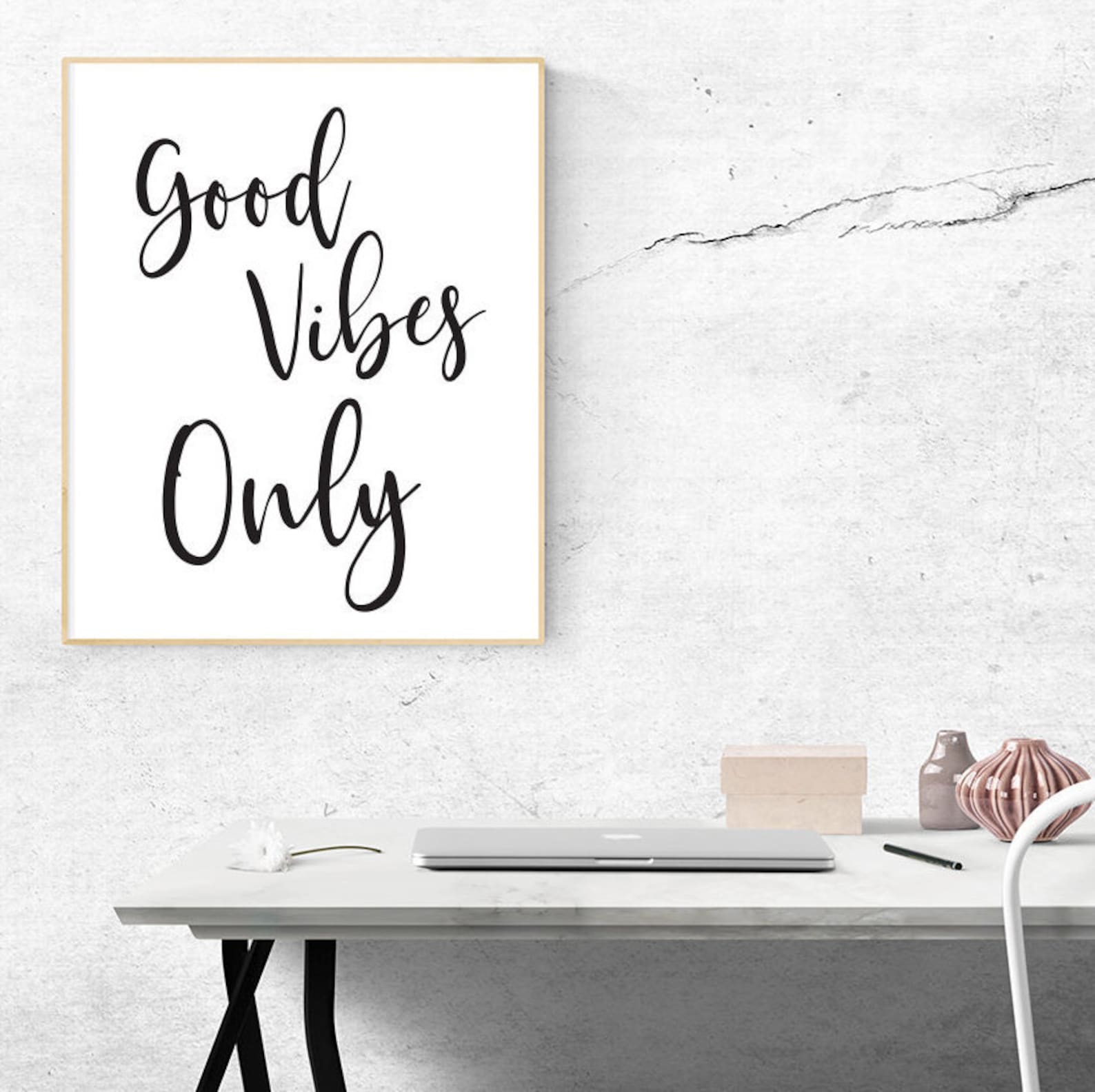 Good Vibes Only Wall Art Printable Instant Digital Download Etsy UK