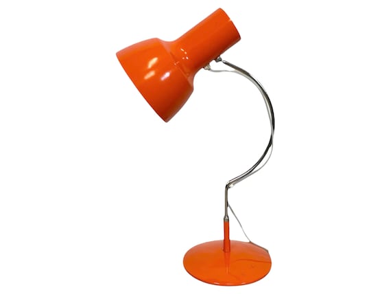 Orange Table Lamp by Josef Hurka for Napako, 1960s