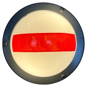 Applique murale ou plafonnier d'urgence vintage, 1970s