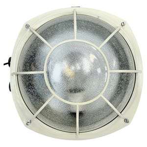 Lámpara de pared o techo industrial de baquelita de Elektrosvit, década de 1980